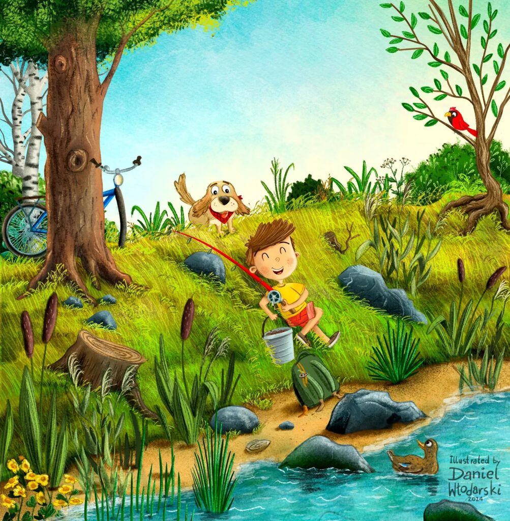 Daniel Włodarski Daniel Wlodarski Children's book illustration Kidlit kidlitart Book illustrator Children's book